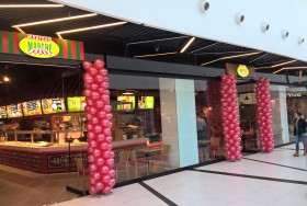 Dekoracje sklepów balonami Kętrzyn